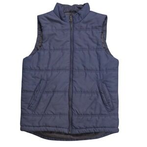 Weatherproof Vintage Puffer Vest Gorpcore Utility Outdoors Hiking Blue Mens M